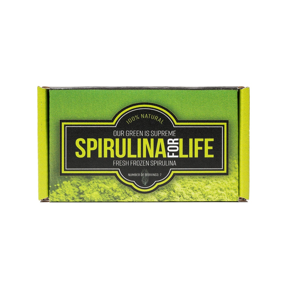 Spirulina 7 Stick Pack 7 Day Supply Spirulina Live Flash Donmuş 100% Pure Grown in alkaline Water Grown, Harvested and Dondurulmuş in the USA Most Complete Super Food and Natural Multivitamin