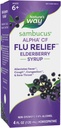Nature's Way Sambucus Alpha CF Flu Relief* Elder Syrup with Sambucus nigra 3X ve Alpha CF, Relieves Flu Belirtileri*, 4 Fl Oz (Pazarlama May Vary)