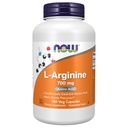 NOW Συμπληρώματα Τροφίμων, L-αργινίνη 700 mg, Nitric Oxide Precursor *, Amino Acid, 180 κάψουλες Veg