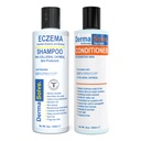 Eczema Shampoo & Conditioner (Combo Pack) - Flare Control Scalp & flake Relief Therapy that protects, Moisturizes ve Tamirs Skin - Kids & Yetişkinler - Steroid Free