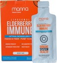 Βιταμίνες Μάννα Περιελάμβαναν Liposomal Elderberry ανοσοποιητικά πακέτα, Βιταμίνες C, D κ.λπ. - Καθημερινή Ανοσολογική Υποστήριξη για Ενήλικες, Παιδιά - Χωρίς ζάχαρη, Real Elderberry Extract, Σιρόπι, Ταξίδι-Φιλοξενία, 15 Pack