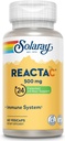 SOLARAY Rea-C C 500 mg - 200 mg Bioflavonoyak Yoğunluğu, Immune Savunma Vitaminleri - Patentli 24 Saat Immune Support Supplement - Vegan - 60 Capsules, 60 Hizmetler