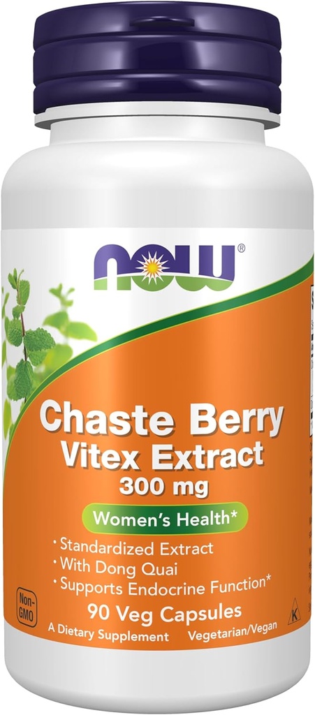 Şimdi Tamamlar, Chaste Berry Vitex Extract 300 mg with Dong Quai, Women's Health*, 90 Veg Capsules