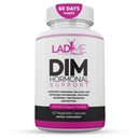 DIM Kompleks 150 Hormonal Destek Menopause Relief Supplement for Hot Flashes & Hormonal Acne Relief Bioperine, Broccoli &dis Estrogen Metabolism Göncing Pills for Women 60 Capsules by LadyMe