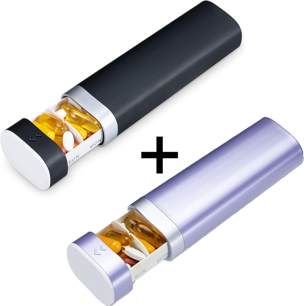 Weekly Pill Organizer 7 Day, Betife Daily Pill Box, Travel Pill Case, Χαριτωμένο Hill Holder για να κρατήσει βιταμίνες, φάρμακα, συμπληρώματα, χάπια Organizer