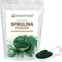 Z Doğal Gıdalar Organik Spirulina Toz - 100% Saf Spirulina, Nutrient-Dense Blue-Green Algae Superfood with Amino Acids, 15x Beta-Carotene - Mix in Smoothies, Yogurt, 1 lb