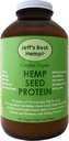 Jeff'in En İyi Hemp! RAW Organic Finest Grind Cold-Milled Hemp Tohum Protein 16oz Jeff'in En İyi Hemp!