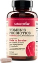 NatureWise Probiyotiks for Women + Organic Prebiyotiks D-Mannose & Cranberry - PH Balance, Digestive & Urinary Tract - 18 Strains, 20 Milyar CFU - 60 Capsules[60-Day Supply]