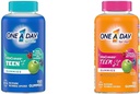 O Multivitamin Gummies & Teen için bir GÜN Teen, Multivitamin Gummies, C, D, E ve çinko, Immune Health Support, Physical Energy & More, 150 Count