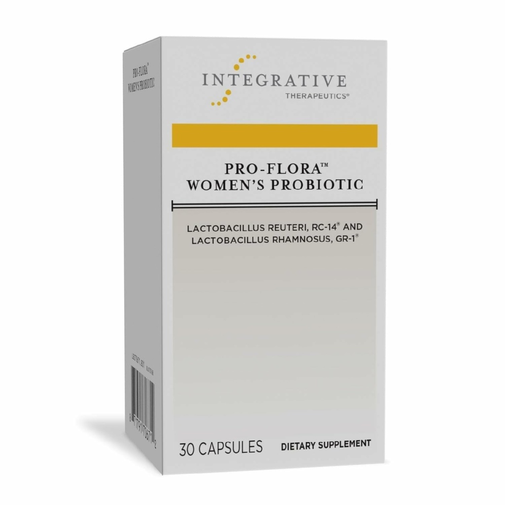 Bütünleştirici Tedaviler Pro-Flora Women's Probiyotik - Vaginal Health Probiyotik - Kadınlarda Urogenital Sağlık Destekler* - Gluten-Free - 30 Capsules (30 Capsules)