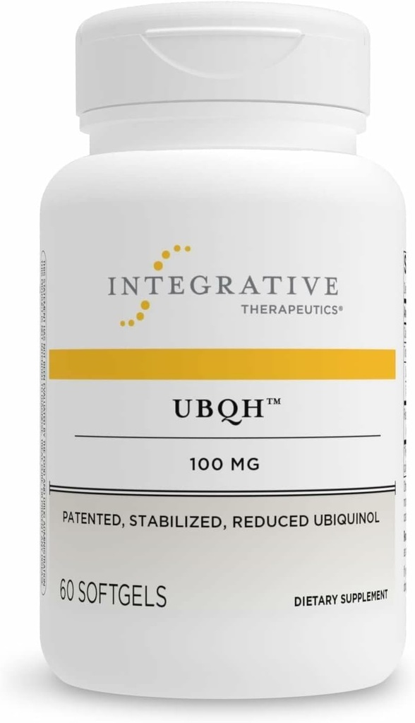 Bütünleştirici Tedaviler UBQH (100 mg) - Hücre Enerji Desteği Tamam * - Süt-Free - 60 Softgels (60 Hizmet)