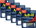 Advil Ibuprofen 200 mg (NSAID) Pocket Pack, 10 Kaplamalı Tabletler (Paketi 5)