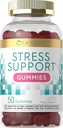 Carlyle Stres Desteği Tamam Gummies | 50 Count | for Women and Men | with GABA and L-Theanine | Strawberry Lemon Flavor | Non-GMO & Gluten Free