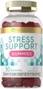 Carlyle Stress Support Supplement Gummies | 50 Count | for Women and Men | with GABA and L-Theanine | Strawberry Lemon Flavor | Non-GMO & Gluten Free