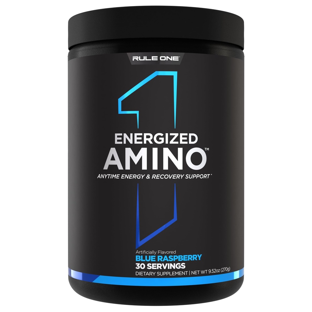 Κανόνας 1 Πρωτεΐνες Ενεργοποίησε Amino – Οποιαδήποτε στιγμή την ενέργεια και την αποκατάσταση Υποστήριξη με BCAAs, Γλουταμίνη, Κιτρουλίνη, Beta Alanine, καφεΐνη από τον πράσινο καφέ και εκχύλισμα φύλλων τσαγιού (Blue Raspberry, 30 εξυπηρετούν)