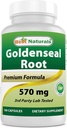 Best Naturals Goldenseal Root 570 mg (Μη ΓΤΟ) 100 κάψουλες