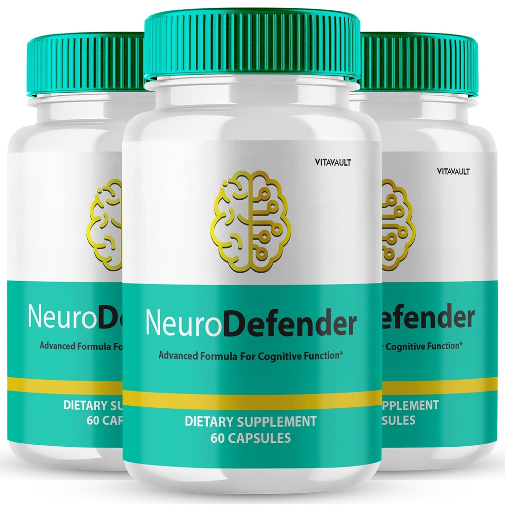 Neuro Defender Brain Συμπληρώματα μνήμης και εστίασης κάψουλες NeuroDefender Advanced Formula Brain Health Support Hills, Extra Strength Nootropics Neuro Defender Όλα τα φυσικά σχόλια (3 Pack)