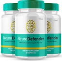 Nöro Defender Beyin Memory ve Focus Capsules NeuroDefender Advanced Formula Brain Health Support Pills, Ekstra Güçlü Nootropics Neuro Defender All Natural Reviews (3 Pack)