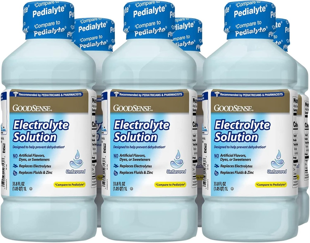 İyiSense Electrolyte Oral Çözüm, Unflavored, Dehidrasyonu önlemeye yardımcı olmak için tasarlanmıştır; Elektrolytes, Akışlar ve çinko, 33.8 Akışkanlar Ounces