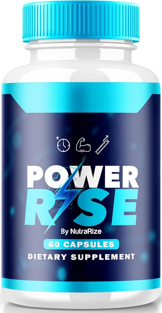 Erkekler için Güç Yükselişi, Erkekler Pills için Resmi Güç Rize, Peak Performans ve Genel Sağlık için Tüm Doğal Erkek Desteği, Premium Power Riser En Capsulas Pastillas Review (60 Capsules)