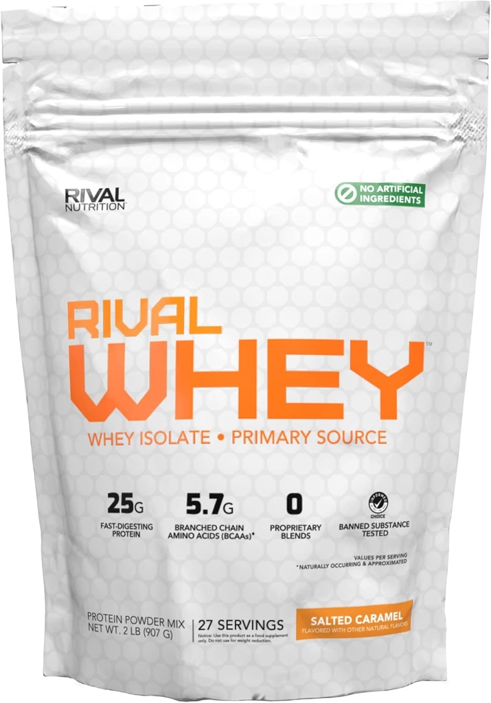 Doğal olarak Flavored Rival Whey - Salted Caramel 2lb