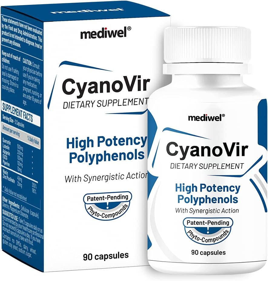 CyanoVir – Gelişmiş Immune Support Formula – Quercetin, Luteolin, Apigenin, EGCG – Immune Health, Cellular Protection & Renewal ve Respiratory Function – Made in the USA