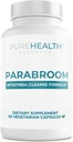 PUREHEALTH Para Parabroom - Gut Cleanse & Health Supplement - Black Walnut, Sweet Wormwood Toz, Turmeric Extract, Olive Leaf, Garlic & Onion - Kadınlar ve Erkekler için Kalıcı Destek 60 Capsules