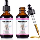 Cats için Collagen, Cat Collagen Liquid Drops with Biotin, MSM & Ginger Digestive & Immunity Support, Itch Relief, Skin & Coat and Joint Health, Cat Supplement 60 ml -2par