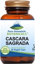 Αγνά Βοτανικά Βουνό Cascara Sagrada Κάψουλες - Vegan Kosher Caps Τώρα με 400mg Άγριας Συγκομιδής Cascara Sagrada Aged Bark συμπλήρωμα