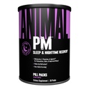 Hayvan PM - Yetişkinler için Uyku Yardımı Sigara içilmeyen ve Melatonin ile Mood Destek, L-Theanine, Zylaria, çinko, Magnezyum, B6, GABA + AKG Boy Stack Supply, 30 Kont