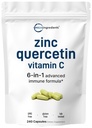 Mikro Malzemeler C ve çinko, 240 Capsules | Quercetin 500 mg, C 500 mg, çinko 50 mg (Picolinate, Gluconate) | Tamam Immune Support Supplements