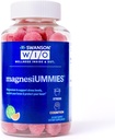 Swanson WIOTM magnesiUMMIESTM Stres Desteği, Kalp Sağlığı, Stres, Sumelon, Magnezyum 336mg, Vegan, Non-GMO, Gluten-Free, Bone Health - 12oz Şişe, 120 Gummies (30-Day Supply)