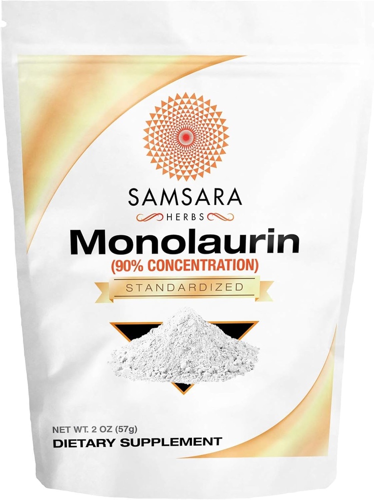 Samsara Herbs Monolaurin Extract Toz (2oz/57g) Immune Support - Coconut Extract Toz