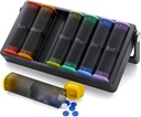 Haftalık Pill Organizer 3 Times a Day (Black) and Weekly Pill Organizer Two a Day (Translucent-Black)