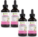 Maxx Herb Valerian Root Extract - Max Strength, Liquid Valerian Root Absorbs Better than Capsules, for Relaxation and Restful Sleep, Alcohol-Free - 4 Μπουκάλια, 4 Oz Κάθε (240 Servings)