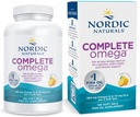 Nordic Naturals Complete Omega, Lemon Flavor - 180 Soft Gels - 565 mg Omega-3 - EPA & DHA με Προστιθέμενη GLA - Υγιεινή επιδερμίδα, Γνωστική, & Θετική διάθεση - Μη-GMO - 90 Υπηρεσίες