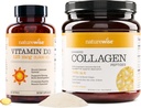 NatureWise Vitamin D3 5000iu (125 mcg) 1 Yıl Sağlıklı Kas Fonksiyonları Geliştirilen Collagen Peptides (45 Hizmet) - Hydrolyzed Type I & III