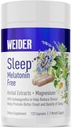 Melatonin Free Sleep Aid Supplement with KSM-66 Ashwagandha, Magnezyum, Lavender, Lemon Balm, Chamomile, Valerian ve Passionflower Ekstraksiyonları, Hormon & Drug- Free, Non-Habit Form, 120ct