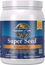 Κήπος Ζωής Super Seed - Χορτοφαγικά Ολόκληρο συμπλήρωμα ινών τροφίμων με πρωτεΐνη και Ωμέγα 3, 5oz (600g) σκόνη