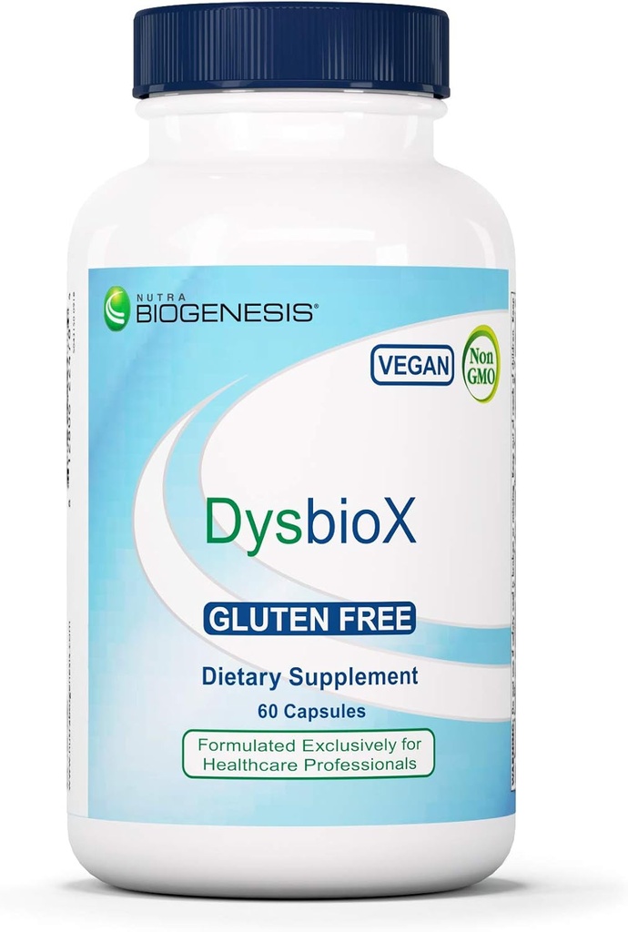 Nutra BioGenesis DysbioX - Green Tea Pills, Antioksi Support Supplement for Women & Men with Vitamin C, çinko, Green Tea & Grape Extract - 60 Vegan Capsules