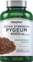 Piping Rock Pisageum Supplement 4000 mg | 200 Capsules | Erkekler ve Kadınlar | Pygeum Africanum Bark Extract | Ekstra Kuvvet | Non-GMO, Gluten Free