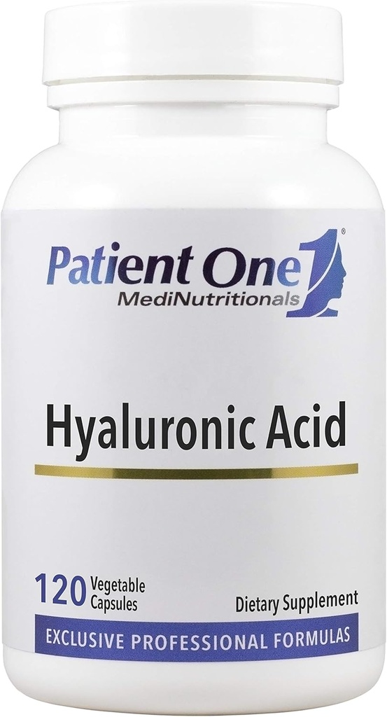 Hasta Bir Hyaluronik Asit 100 mg | Hydrated, Youthful Skin ve Ortak Sağlık'ı desteklemek için Tamam* | 120 Capsules