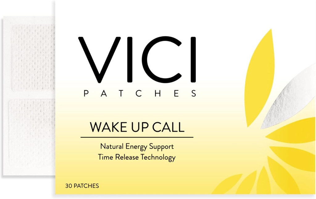 Vici Wellness Wake Up Call Patches - B12 Ενεργειακή ανάμειξη για ψυχική εγρήγορση (30 Patches)