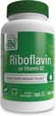 Sağlık Thru Beslenme Riboflavin 100 mg Vitamin B2 100 Vegecaps | Sağlıklı Enerji Metabolik Fonksiyonlar ve Nervous Sistemi | 3. Parti Test Edildi | GMO Soy & Gluten Ücretsiz Hipoallergen