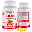 Shiny Leaf CoQ10 100 mg - Chewable CoQ10 Supplement - Coenzyme Q10 For Heart Health & Energy - Natural Co Q 10 Supplement for Cardiovascular Wellness - 100 mg Chewable Tabletler, 90 Tabletler ABD'de Yapıldı