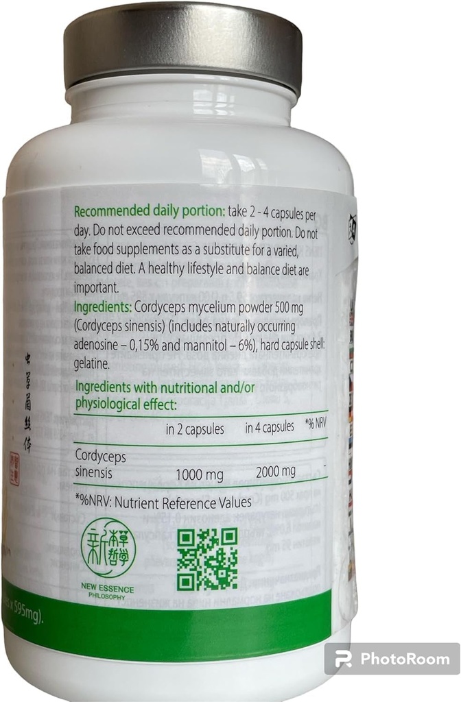 Tiens Cordyceps 100 Capsules - Premium Cordyceps Supplement, Mycelium Cordyceps ile Diyet Geliştirir - Ophiocordyceps Sinensis (Katerpiller)