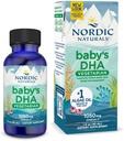 Nordic Naturals Baby's DHA Vegetarian, Unflavored - 1050 mg Plant-Based Omega-3-1 oz - Bebeklerde Beyin ve Vizyon Geliştirme - Non-GMO, Vegan - 15 Hizmet