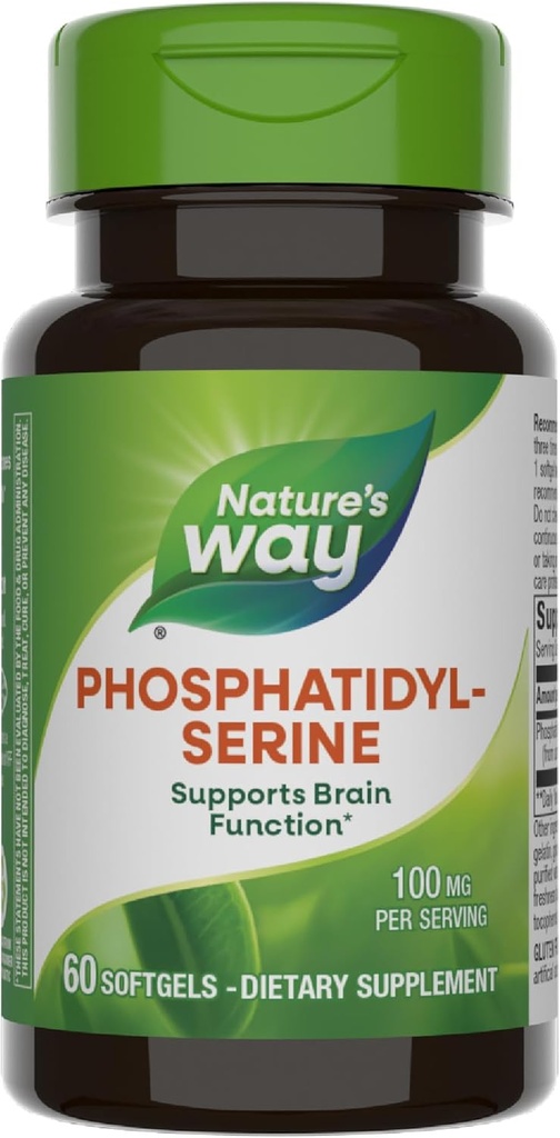 Nature's Way Phosphatidylserine, Supports Brain Function*, 60 Softgels