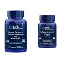 Life Extension Bone Restore + Vitamin K2 Vitaminler ve Mineraller Bone Health & Strength & Magnezyum Caps, 500 mg, Magnezyum Oksit, Citrate, Succinate, Kalp Sağlığı, Sağlıklı Bones