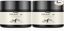 Shilajit Himalaya Organik Shilajit İmalatı Enerji için Yüksek Potency, Güçlü Güç ve Kadınlara Destek (50 Grams,2 Pack)